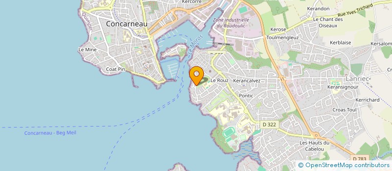 localisation de l'entreprise IMOCA  CONCARNEAU