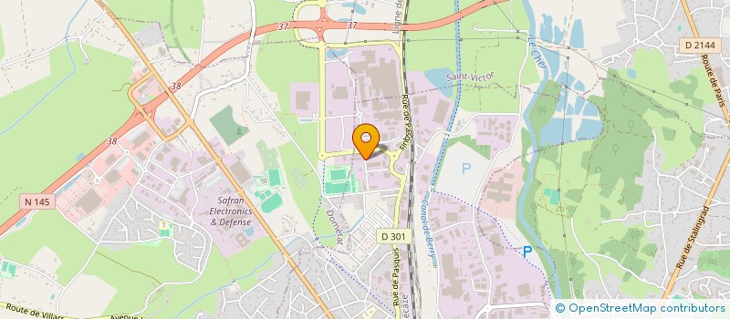 localisation de l'entreprise IMOCAP  MONTLUCON