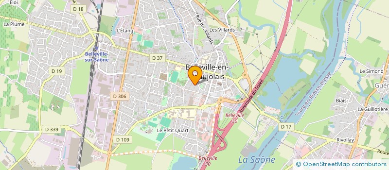 localisation de l'entreprise IMOCARR  BELLEVILLE-EN-BEAUJOLAIS