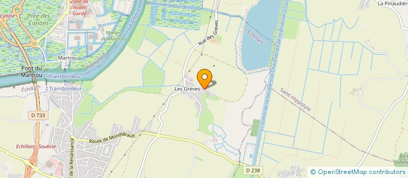 localisation de l'entreprise IMOCELLE  ECHILLAIS