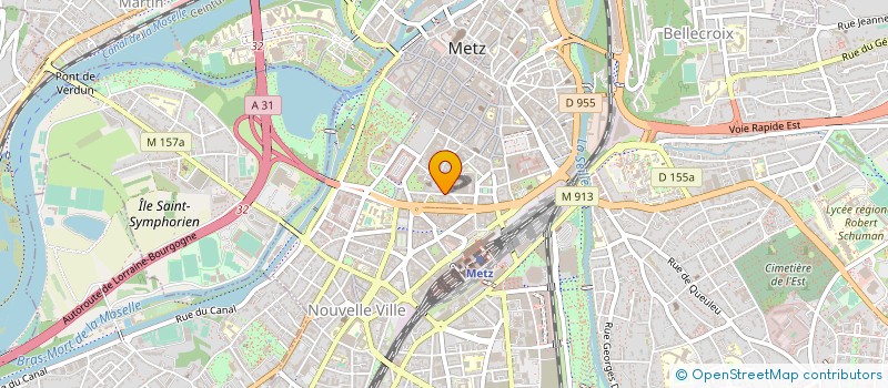 localisation de l'entreprise IMOCLAIRE  METZ