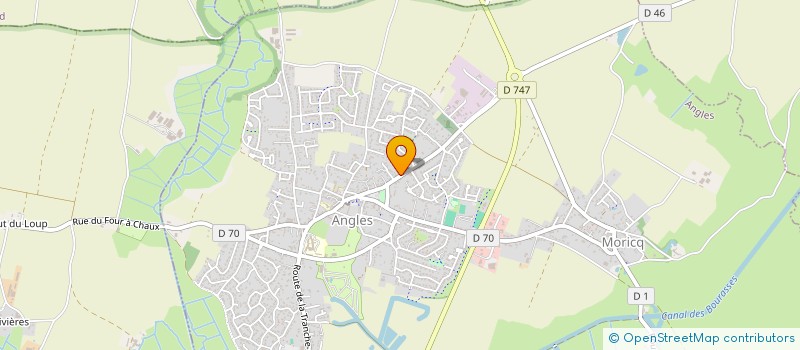 localisation de l'entreprise IMOCOM FRANCE SA à ANGLES