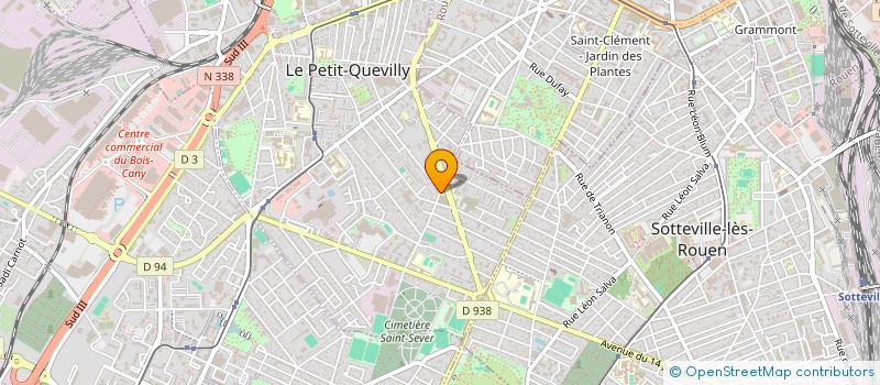 localisation de l'entreprise IMODEL276  LE PETIT-QUEVILLY