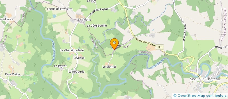 localisation de l'entreprise IMODEM  SEGUR-LE-CHATEAU