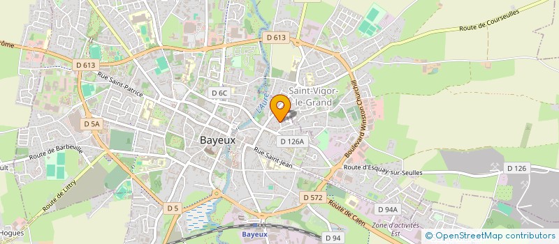 localisation de l'entreprise IMODES  BAYEUX