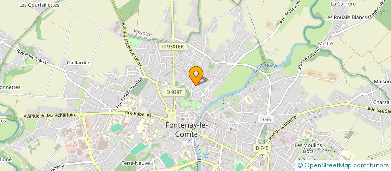 localisation de l'entreprise IMODOR  FONTENAY-LE-COMTE