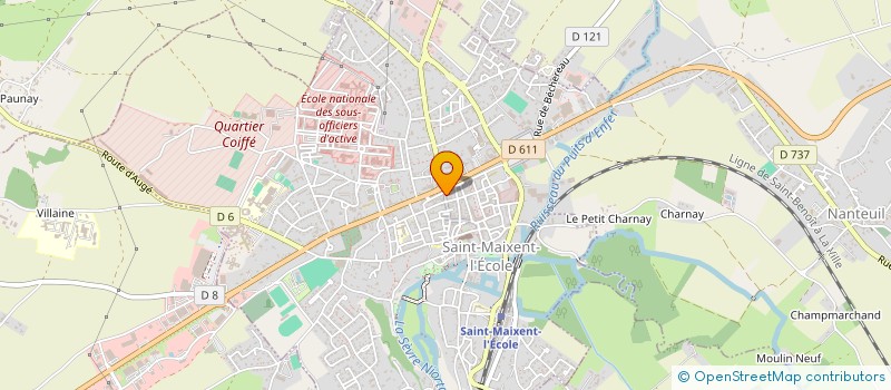 localisation de l'entreprise IMOE  PARTHENAY