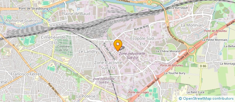 localisation de l'entreprise IMOEX  RENNES
