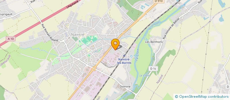 localisation de l'entreprise IMOFCE  NAINTRE