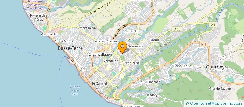 localisation de l'entreprise IMOFUL à BASSE-TERRE