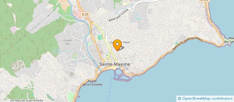 localisation de l'entreprise IMOGAM à SAINTE-MAXIME