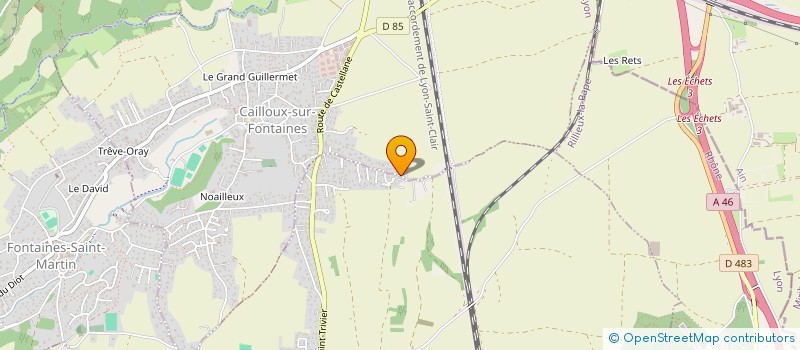 localisation de l'entreprise IMOGUAL RHONE-ALPES  CAILLOUX-SUR-FONTAINES