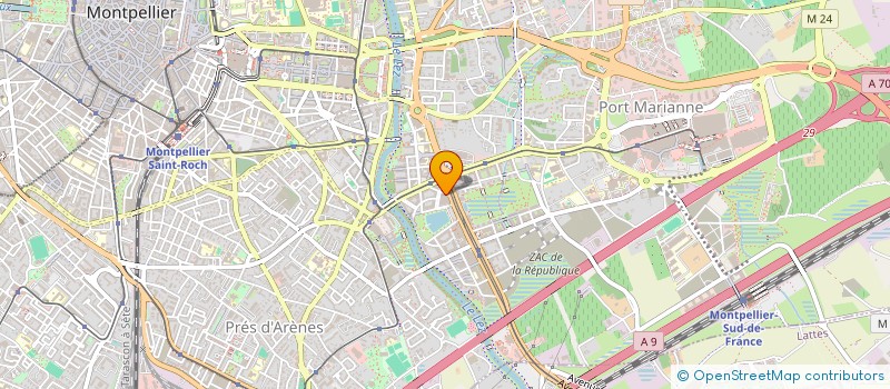 localisation de l'entreprise IMOKIZ à MONTPELLIER