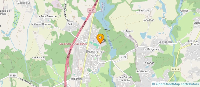 localisation de l'entreprise IMOLA à LIMOGES