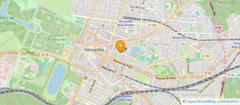 localisation de l'entreprise IMOLOC SERVICES à VERSAILLES