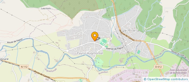 localisation de l'entreprise IMOLOC81  PAYRIN-AUGMONTEL