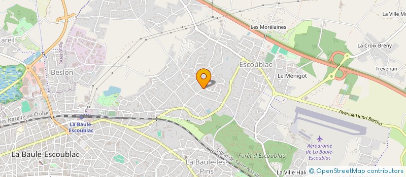 localisation de l'entreprise IMOLOR  LA BAULE-ESCOUBLAC