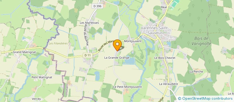 localisation de l'entreprise IMOLYON  VARENNES-SAINT-SAUVEUR