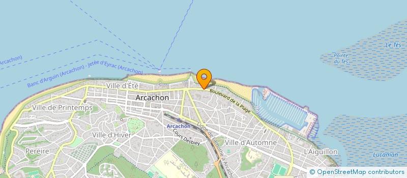 localisation de l'entreprise IMONESTE  ARCACHON