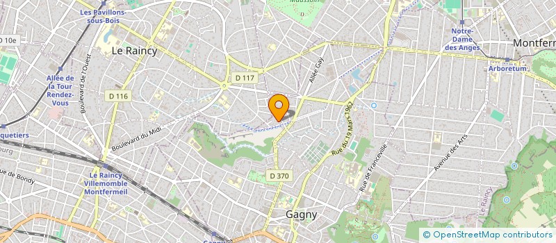 localisation de l'entreprise IMONIA à GAGNY