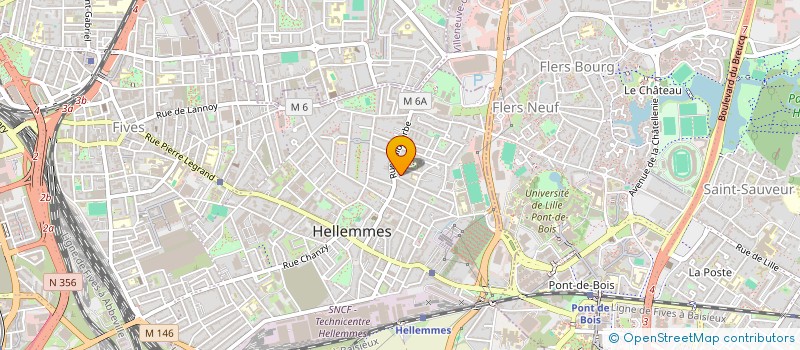 localisation de l'entreprise IMONORD à LILLE