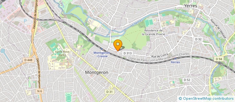 localisation de l'entreprise IMONTGERON à MONTGERON