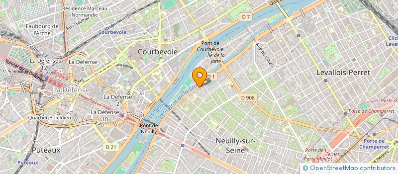 localisation de l'entreprise IMOPEC à NEUILLY-SUR-SEINE