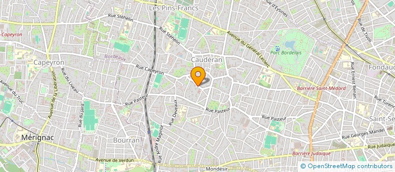 localisation de l'entreprise IMOPEGA  BORDEAUX