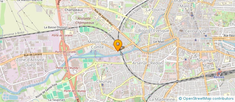 localisation de l'entreprise IMOPEOS  RENNES