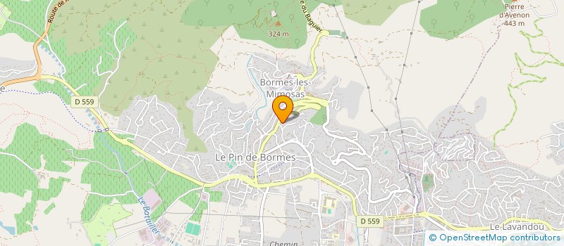 localisation de l'entreprise IMOPHI à BORMES-LES-MIMOSAS