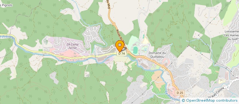 localisation de l'entreprise IMOPLAN à SAINTE-MAXIME
