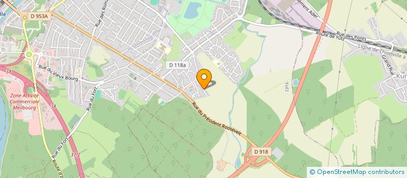 localisation de l'entreprise IMOPLANS  THIONVILLE