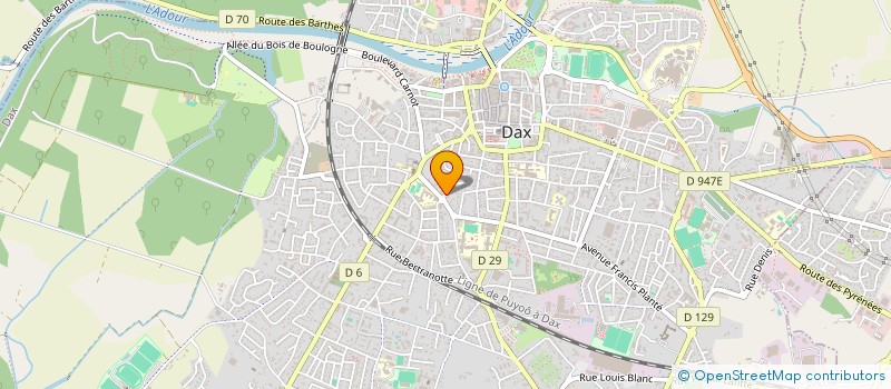 localisation de l'entreprise IMOPOL à DAX