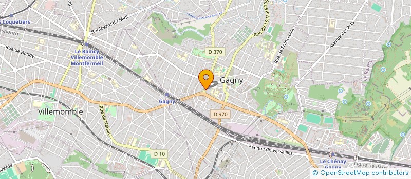 localisation de l'entreprise IMORAN à GAGNY