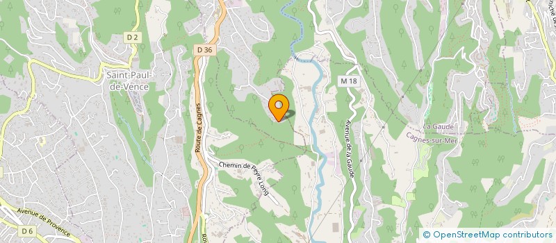 localisation de l'entreprise IMOREAL  VENCE