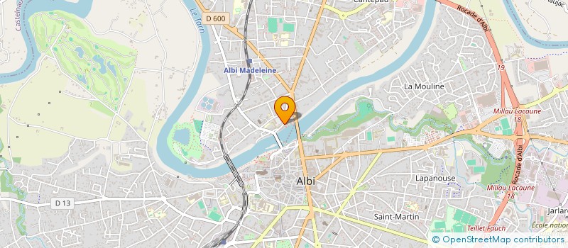 localisation de l'entreprise IMOS 1 à ALBI