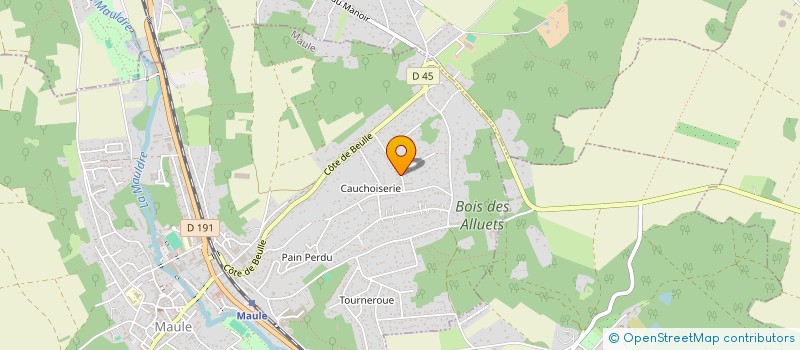 localisation de l'entreprise IMOSIS CONSEIL  MAULE