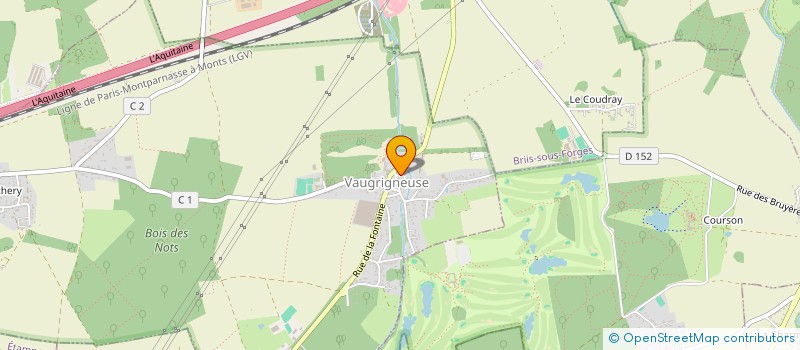 localisation de l'entreprise IMOTECH  VAUGRIGNEUSE