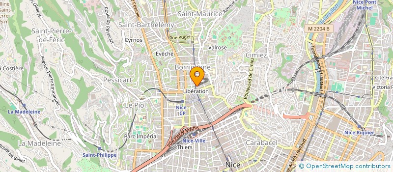 localisation de l'entreprise IMOTECH à NICE