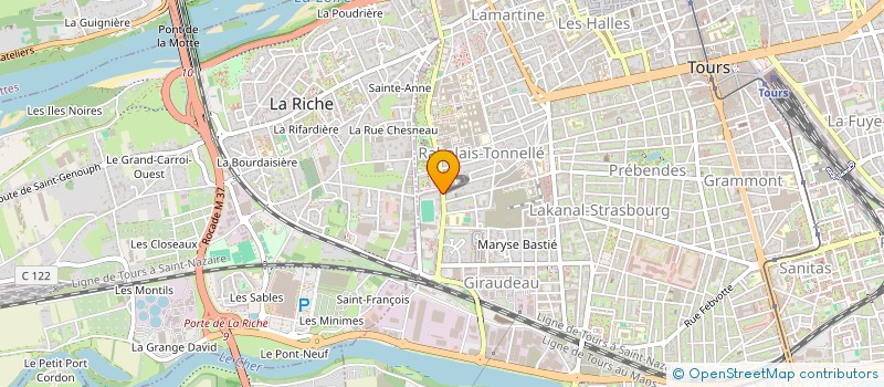localisation de l'entreprise IMOTEL  TOURS