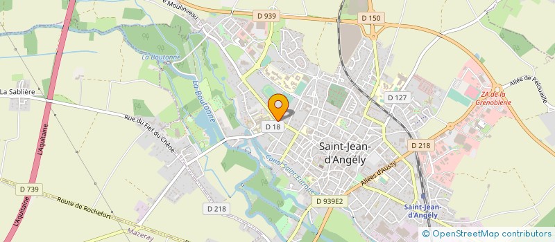 localisation de l'entreprise IMOTEP  SAINT-JEAN-D'ANGELY