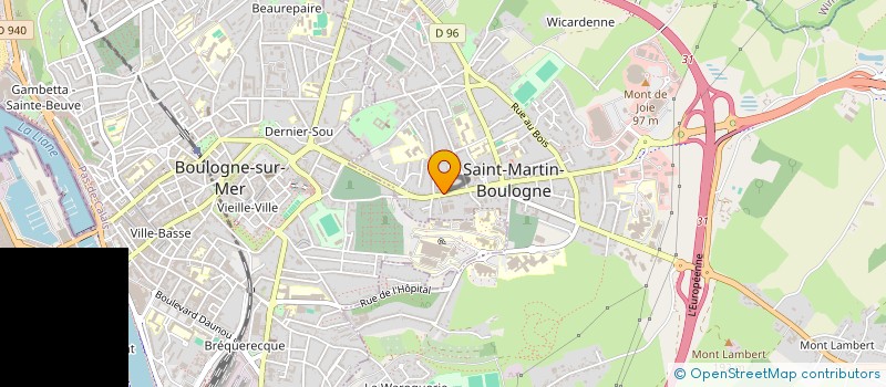 localisation de l'entreprise IMOTEP à SAINT-MARTIN-BOULOGNE