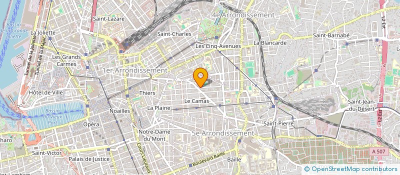 localisation de l'entreprise IMOTEP MERE  MARSEILLE