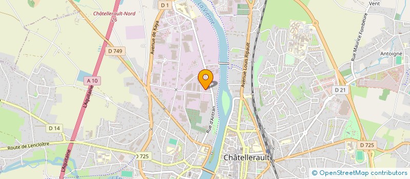 localisation de l'entreprise IMOTEP'S à CHATELLERAULT