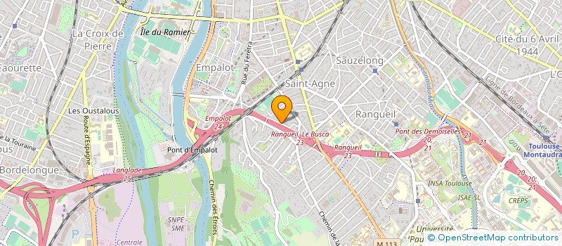 localisation de l'entreprise IMOTES à TOULOUSE