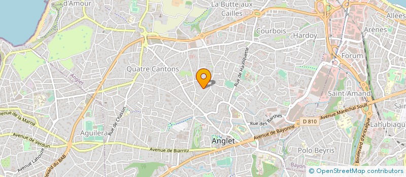 localisation de l'entreprise IMOTION à ANGLET