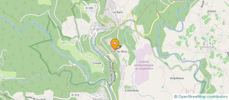 localisation de l'entreprise IMOTOU à LARGENTIERE