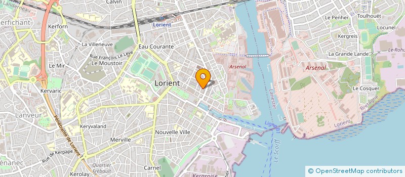 localisation de l'entreprise IMOTRA à LORIENT