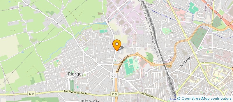 localisation de l'entreprise IMOTUBS à RIORGES