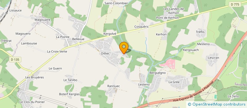 localisation de l'entreprise IMOUEST DECO SERVICES  SAINT-NOLFF